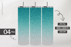 Aqua Fada Glitter Digital Papers - 04 Variations Product Image 2