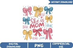 She Is Mom Sublimation, Mothers Day Png Product Image 1