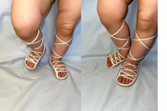 Baby summer sandals 0-3 months gladiator crochet pattern Product Image 9