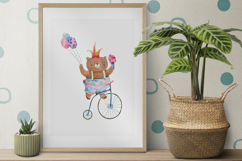 Watercolor Cute Circus Animals Product Image 12