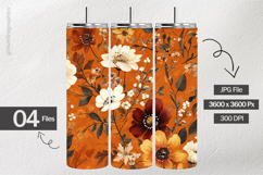 Floral Digital Papers - 04 Variations Product Image 2