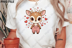 Cute Christmas Reindeer PNG Design Product Image 2