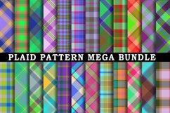 Plaid Pattern Mega Digital Paper Bundle Product Image 1