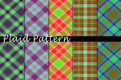 Plaid Pattern Digital Paper Bundle Product Image 1