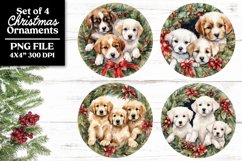 Baby Farm Animals PNG Christmas Ornaments or Coasters Product Image 20