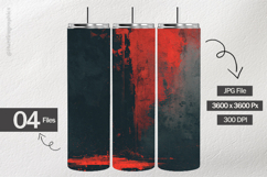 Grunge Red Digital Papers - 04 Variations Product Image 2