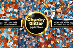 Chunky Digital Papers - 04 Variations Product Image 1