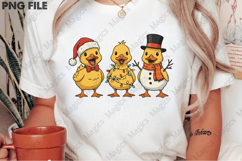 Vintage Christmas Goose Holiday PNG Product Image 2