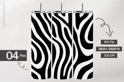 Zebra Skin Digital Papers - 04 Variations Product Image 2
