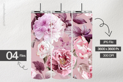 Flower Pattern Digital Papers - 04 Variations Product Image 2