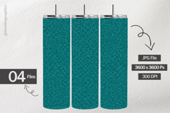 Turquoise Glitter Digital Papers - 04 Variations Product Image 2