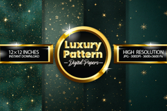 Luxurious Pattern Glitter Digital Papers - 04 Variations Product Image 1
