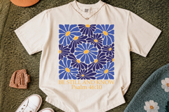 Religious Flower Quote PNG, Inspirational Design Product Image 2