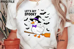 Retro PNG Halloween Goose Sublimation Product Image 2
