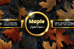 Maple Digital Papers - 04 Variations Product Image 1