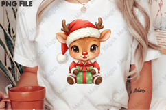 Preppy Christmas Reindeer PNG Product Image 2