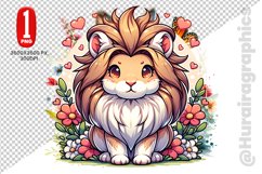 Cute Rabbit Clipart - PNG File Product Image 1