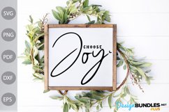 Choose Joy SVG Design - Christian Quote For Tshirt SVG Cut Product Image 3