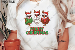 Chicken Christmas PNG, Merry Christmas Product Image 2