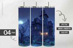 Haunted Manorin Digital Papers - 04 Variations Product Image 2