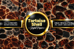 Tortoise Shell Digital Papers - 04 Variations Product Image 1