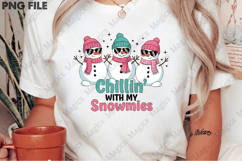 Chillin, Cute Snowman Png, Christmas Png Product Image 2