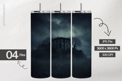 Creepy House Digital Papers - 04 Variations Product Image 2