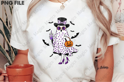 Cute Funny Ghost Pumpkin Halloween Png Product Image 2
