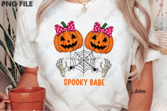 Spooky Babe Png, Skeleton Halloween PNG Product Image 2
