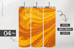 Orange Lava Digital Papers - 04 Variations Product Image 2