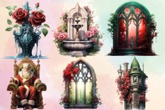 Christmas Castle Clipart Bundle, Christmas Bundle Product Image 2