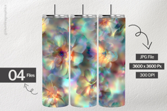 Shinny Flower Digital Papers - 04 Variations Product Image 2