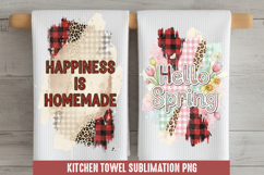 Happiness is home - Kitchen Towel Sublimation, Kitchen Towel Product Image 1