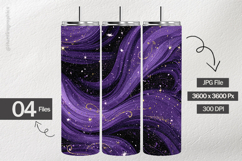 Purple Glitter Digital Papers - 04 Variations Product Image 2