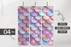 Mermaid Scale Digital Papers - 04 Variations Product Image 2
