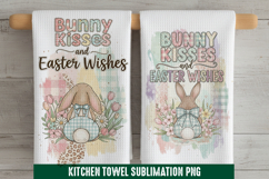 Bunny Kisses - Kitchen Towel Sublimation, Kitchen Towel Product Image 1