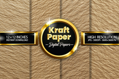 Kraft Paper Digital Papers - 04 Variations Product Image 1
