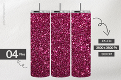 Pink Glitter Digital Papers - 04 Variations Product Image 2