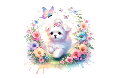 Cute Dog Clipart - PNG File Product Image 1