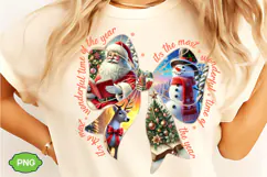 It's The Most Wonderful Time Of The Year PNG, Christmas Bow Product Image 4