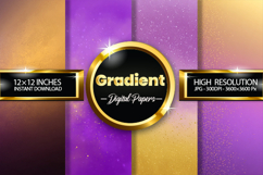 Gradient Digital Papers - 04 Variations Product Image 1