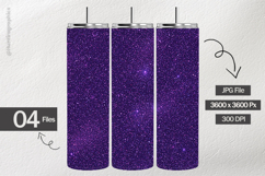Purple Shine Glitter Digital Papers - 04 Variations Product Image 2