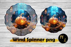 Thanksgiving Wind Spinner ,Pumpkin Wind Spinner sublimation Product Image 1