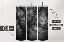 Haunted Tree Digital Papers - 04 Variations Product Image 2