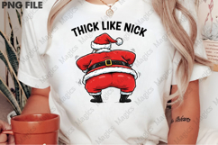 Funny Santa Christmas Shirt PNG Product Image 2