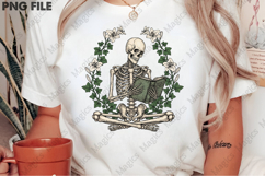 Skeleton Reading Book PNG, Skeleton PNG Product Image 2
