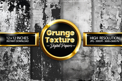 Grunge Texture Digital Papers - 04 Variations Product Image 1