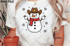 Howdy Christmas Png,Snowman Clipart PNG Product Image 2