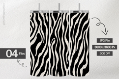 Zebra Skin Digital Papers - 04 Variations Product Image 2