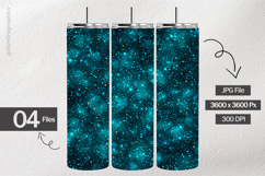 Teal Glitter Digital Papers - 04 Variations Product Image 2